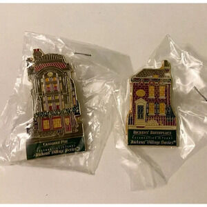 Department 56 Dickens Village Series Pins Dickens Birthplace Canadian Pub